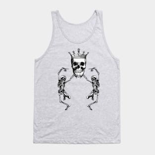 Skull King and Dancing Skeletons Tank Top